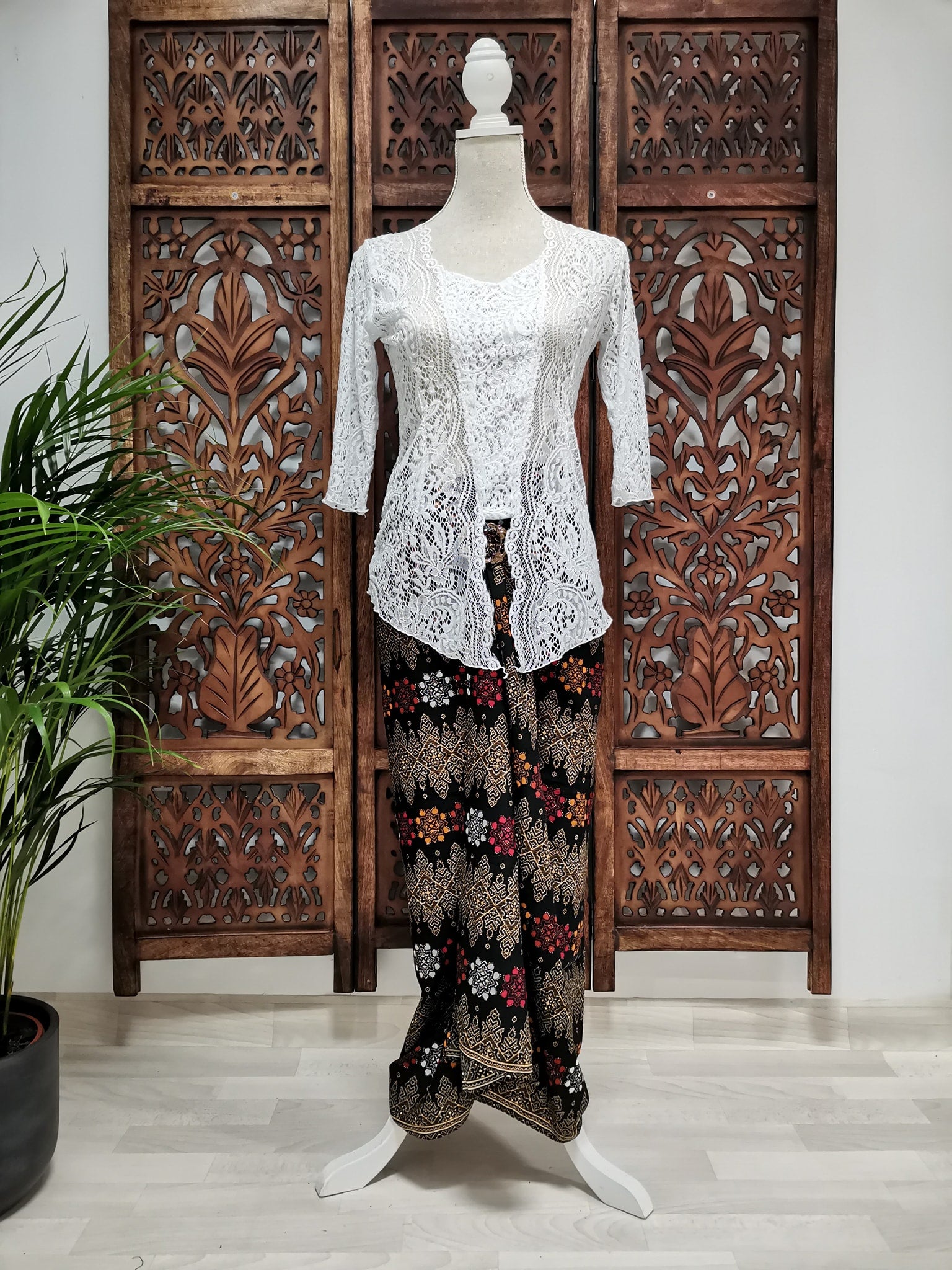 Wikkelrok sarong Roda met gesp Sarong Batik