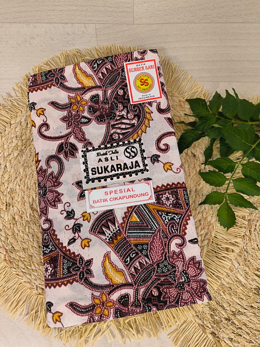 Traditionele sarong Sukaraja patroon 17