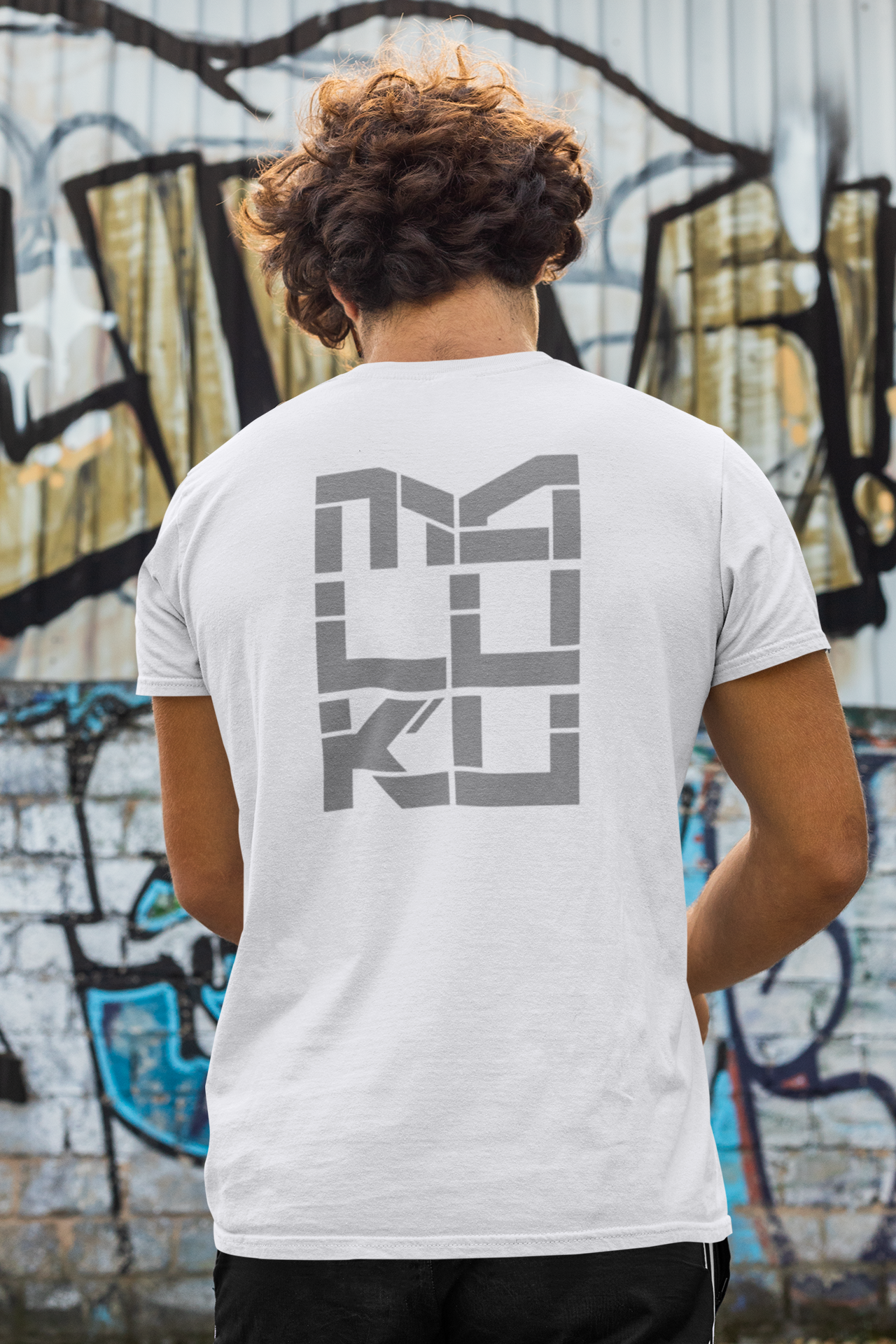 T-shirt Maluku - bedrukking voor- en achterkant